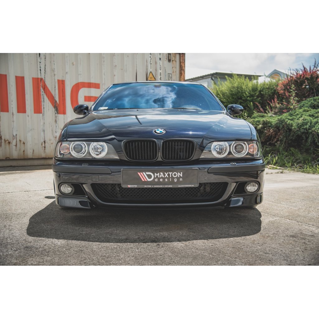 Maxton Design spoiler pod přední nárazník pro BMW M5 E39, černý lesklý plast ABS