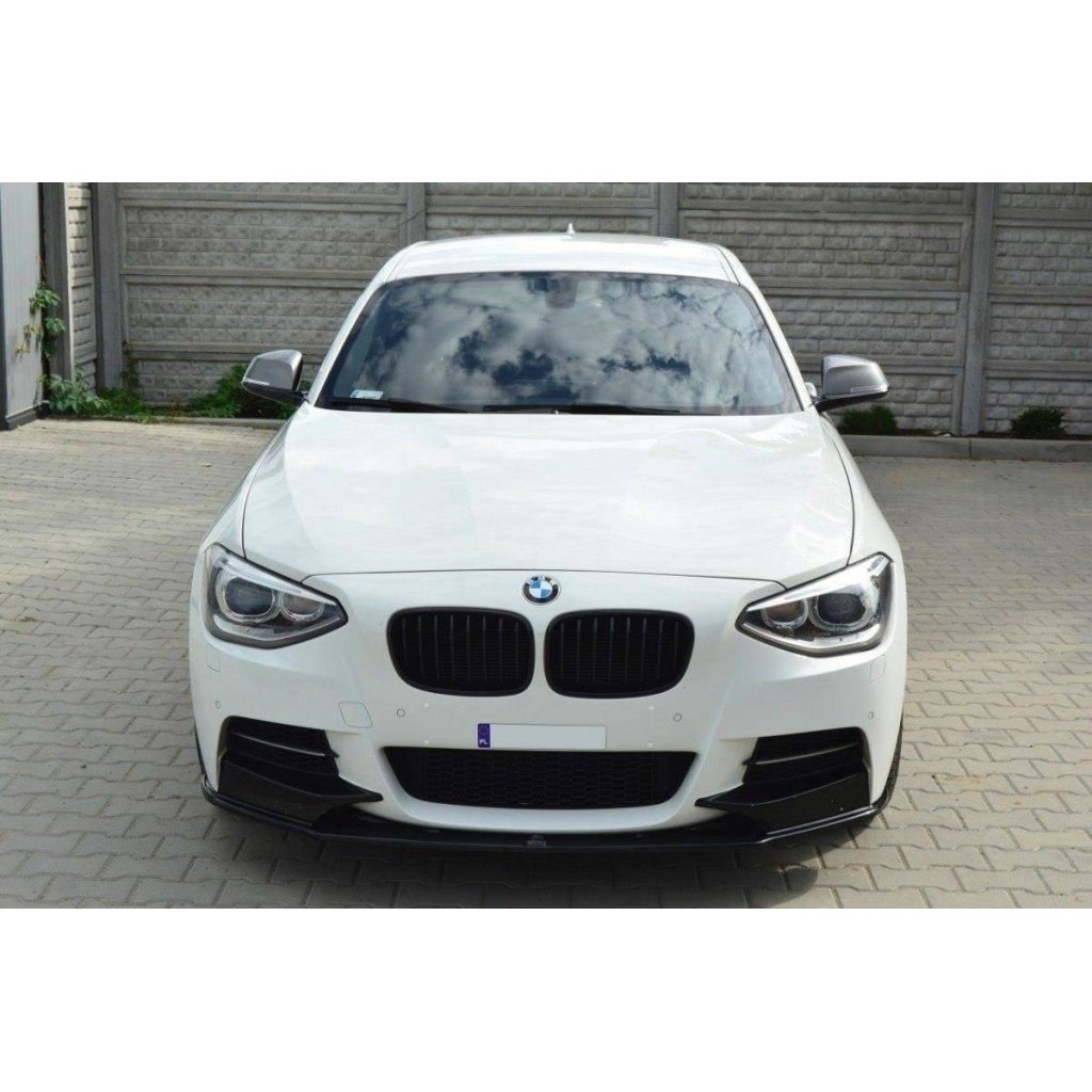 Maxton Design spoiler pod přední nárazník pro BMW řada 1 F20- F21, černý lesklý plast ABS