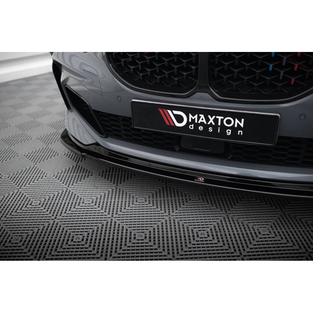 Maxton Design spoiler pod přední nárazník pro BMW řada 1 F40, černý lesklý plast ABS, M-Pack
