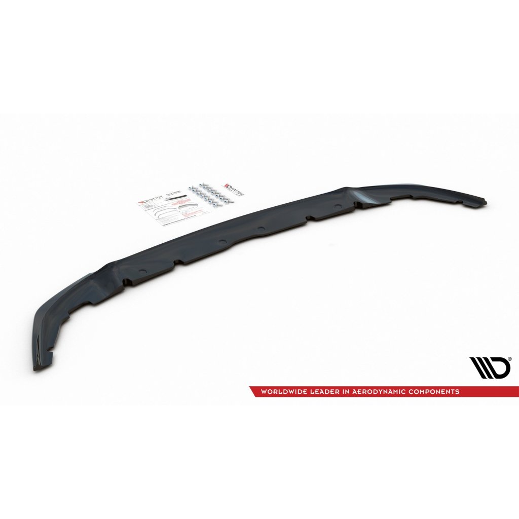 Maxton Design spoiler pod přední nárazník pro BMW řada 1 F40, černý lesklý plast ABS, M-Pack