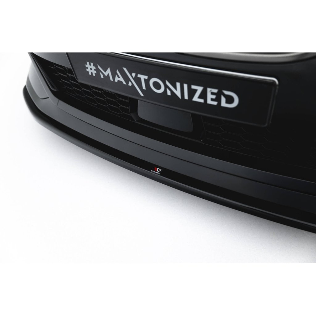 Maxton Design spoiler pod přední nárazník pro BMW řada 1 F40, černý lesklý plast ABS, M135i M-Performance