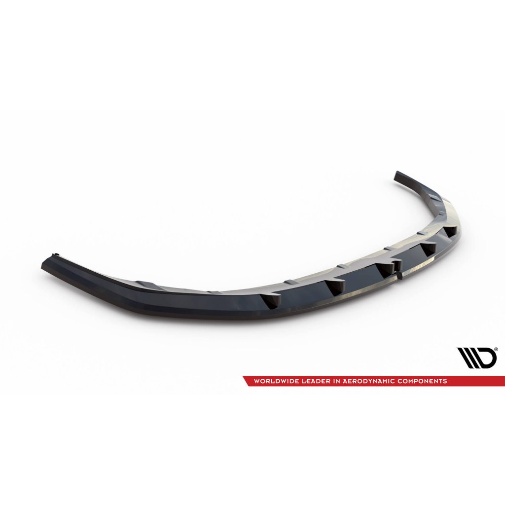Maxton Design spoiler pod přední nárazník pro BMW řada 1 F70, černý lesklý plast ABS, M135i / M-Pack