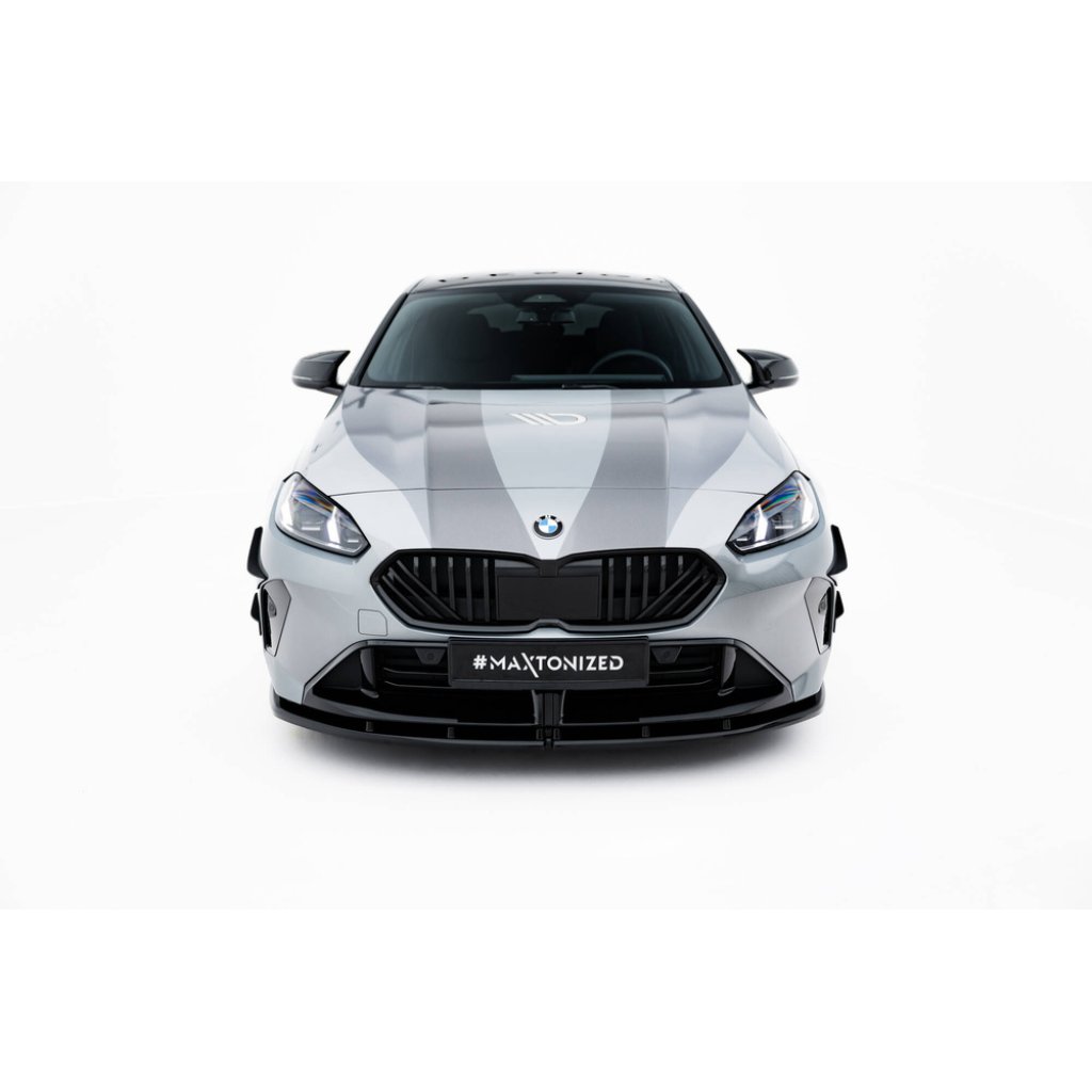 Maxton Design spoiler pod přední nárazník pro BMW řada 1 F70, černý lesklý plast ABS, M135i / M-Pack