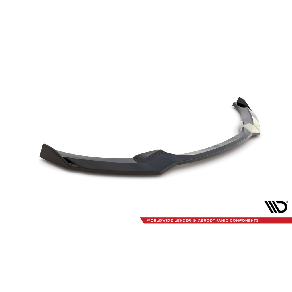 Maxton Design spoiler pod přední nárazník pro BMW řada 2 F22, černý lesklý plast ABS, M-pack