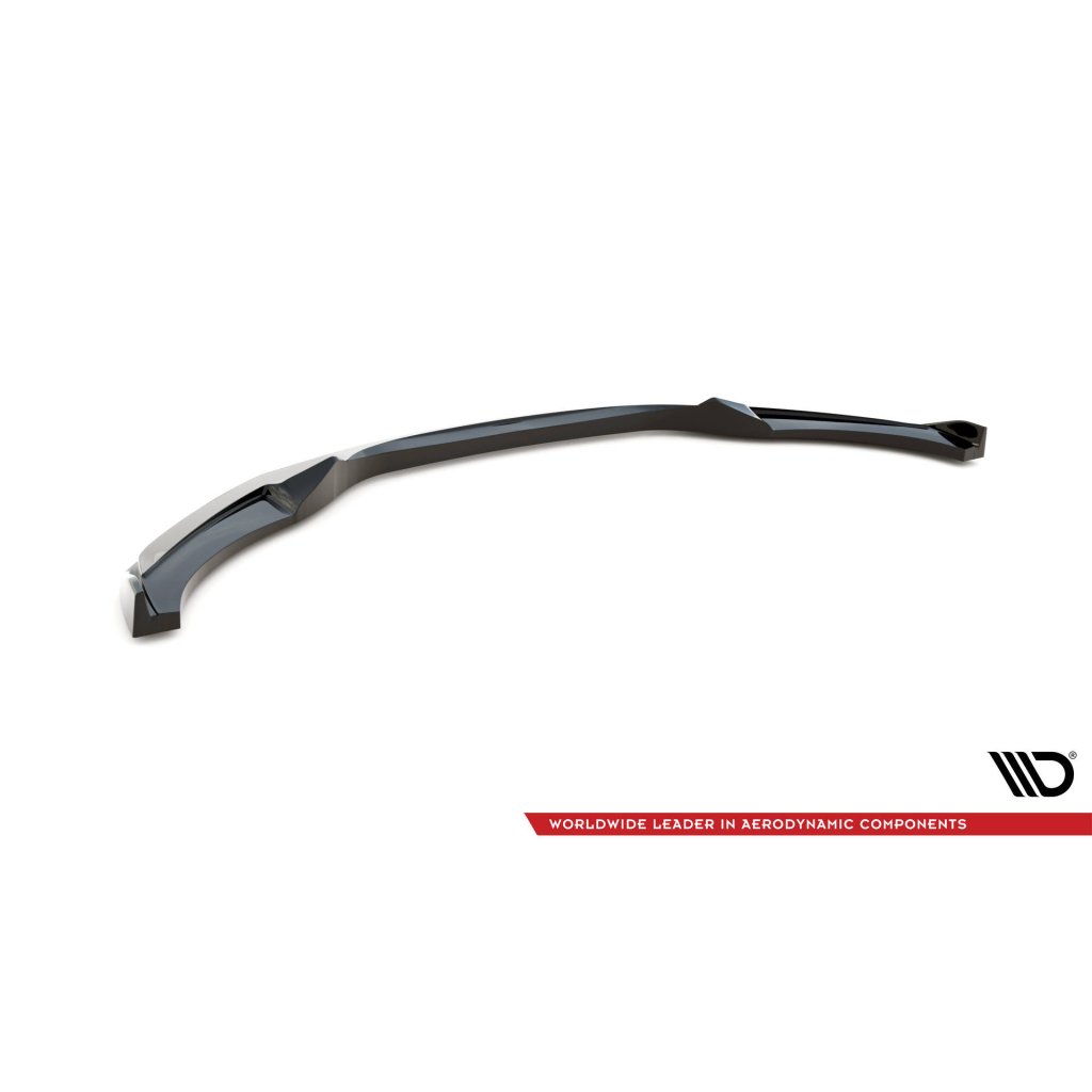 Maxton Design spoiler pod přední nárazník pro BMW řada 2 F22, černý lesklý plast ABS, M-pack