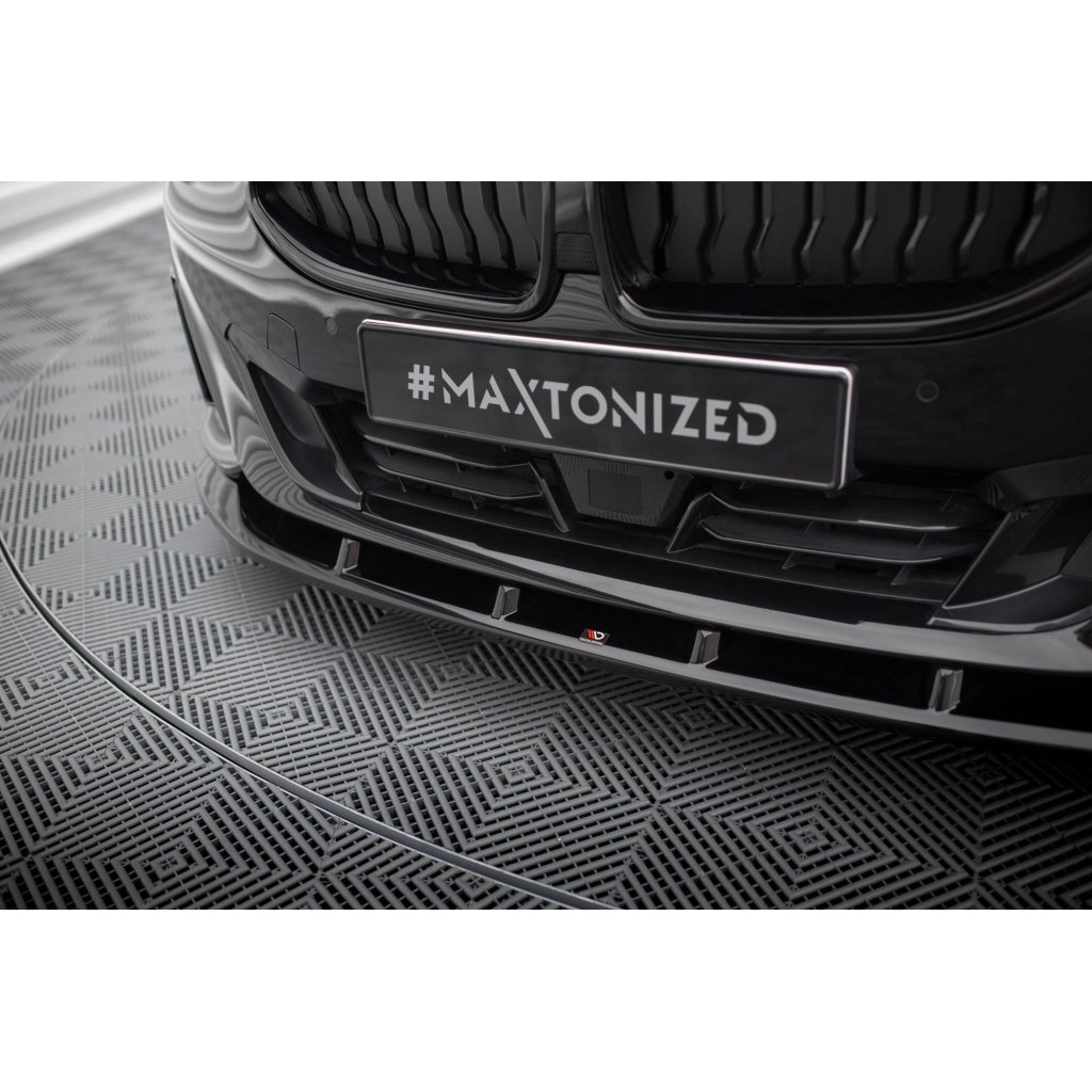 Maxton Design spoiler pod přední nárazník pro BMW řada 2 G42 Standard, černý lesklý plast ABS