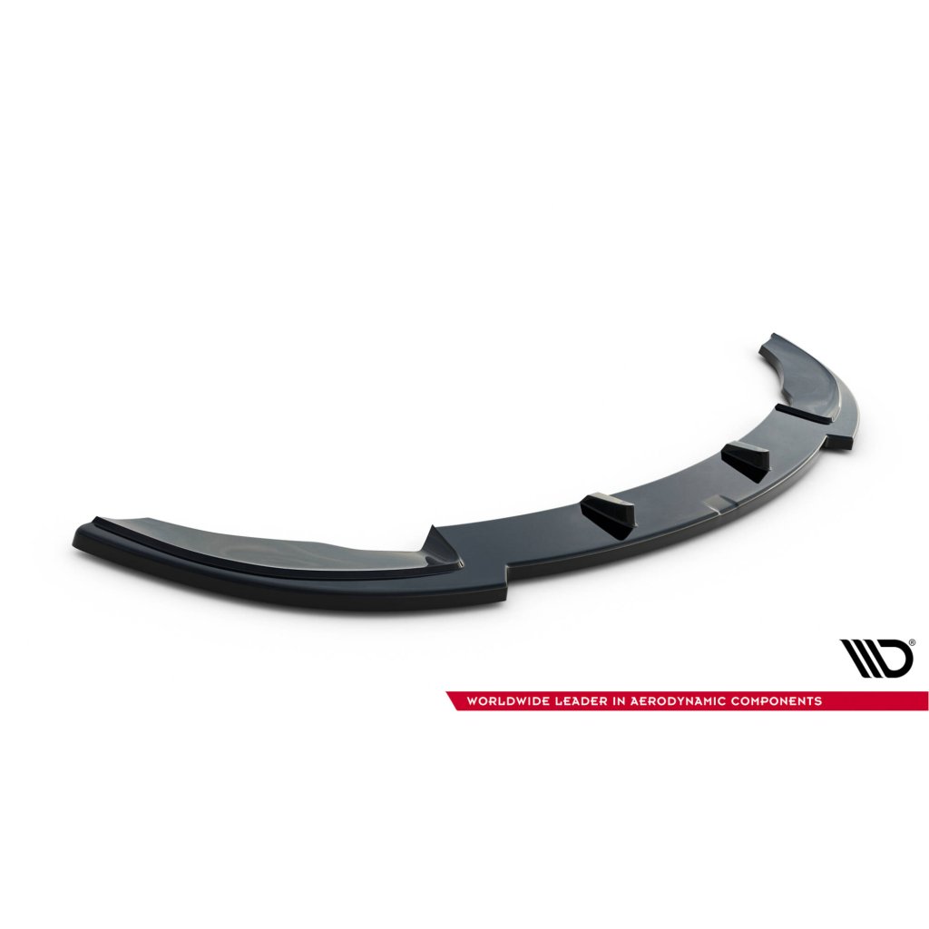 Maxton Design spoiler pod přední nárazník pro BMW řada 3 E46, černý lesklý plast ABS, Coupe Mpack
