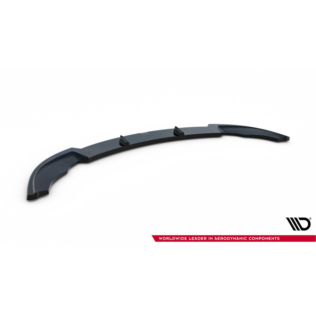 Maxton Design spoiler pod přední nárazník pro BMW řada 3 E46, černý lesklý plast ABS, Coupe Mpack