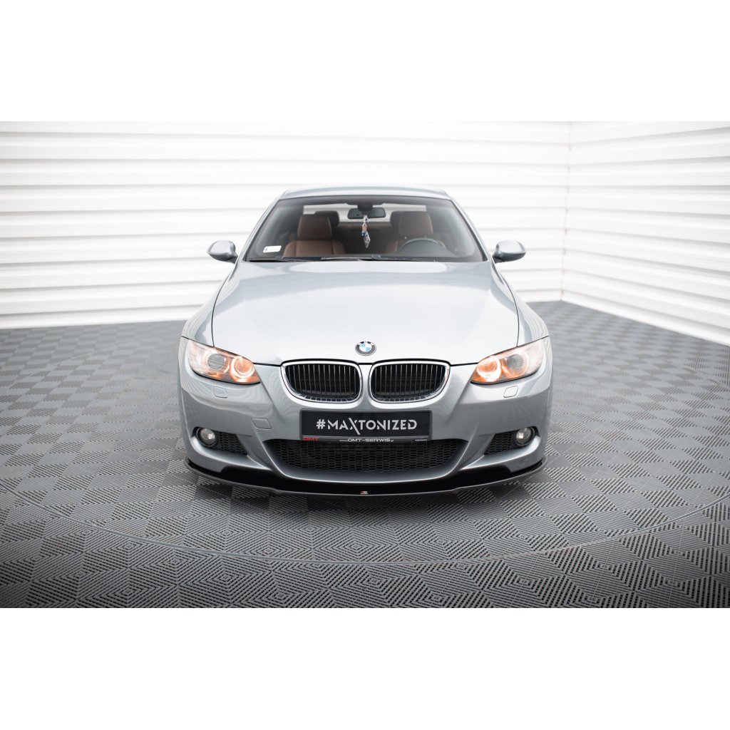 Maxton Design spoiler pod přední nárazník pro BMW řada 3 E92, černý lesklý plast ABS