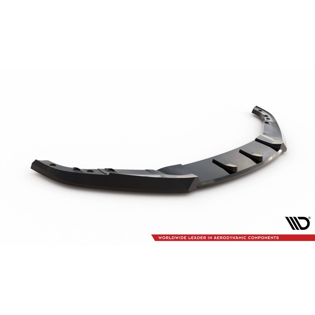 Maxton Design spoiler pod přední nárazník pro BMW řada 4 G22, G22 Facelift, G23, G23 Facelift, černý lesklý plast ABS, Coupe / Cabrio