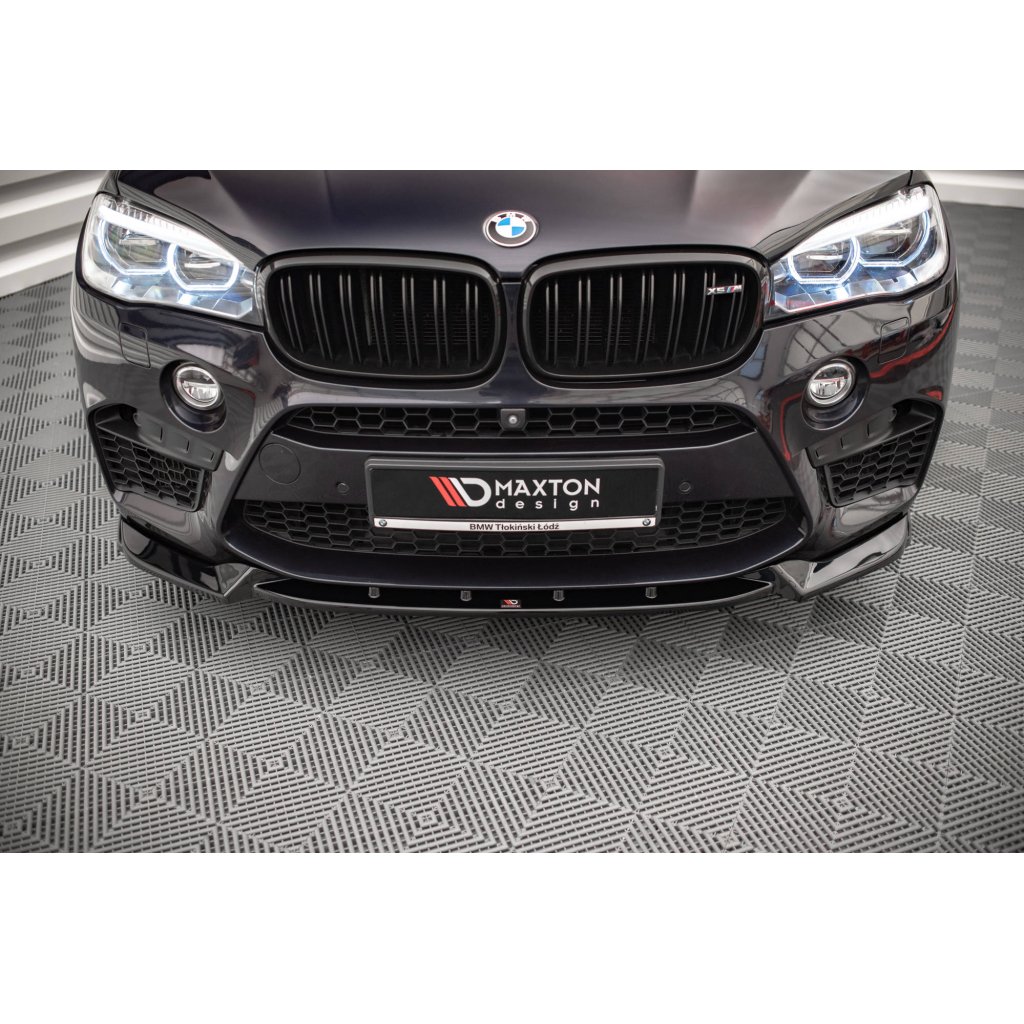 Maxton Design spoiler pod přední nárazník pro BMW X5M F15, carbon-Look