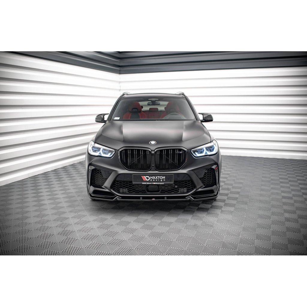 Maxton Design spoiler pod přední nárazník pro BMW X5M G05, carbon-Look