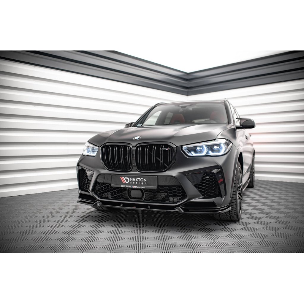 Maxton Design spoiler pod přední nárazník pro BMW X5M G05, carbon-Look