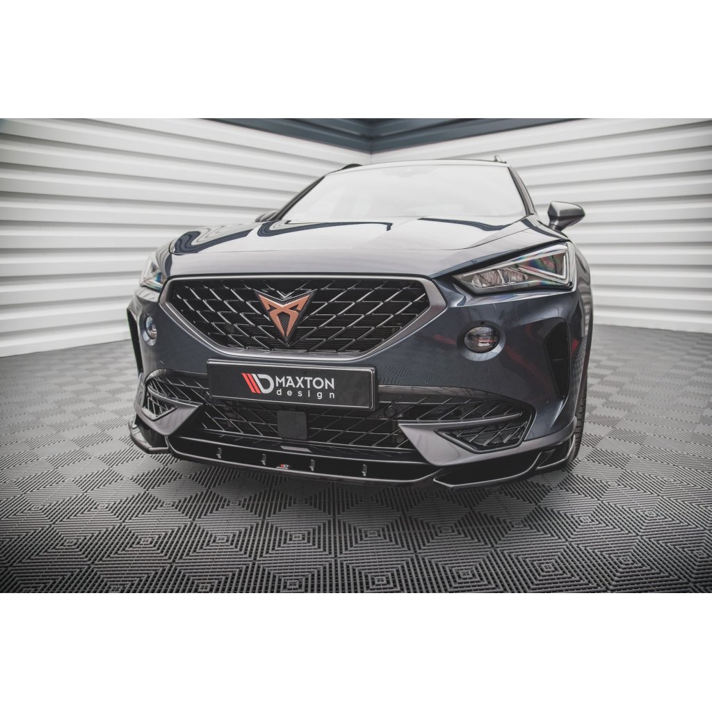 Maxton Design spoiler pod přední nárazník pro Cupra Formentor, černý lesklý plast ABS