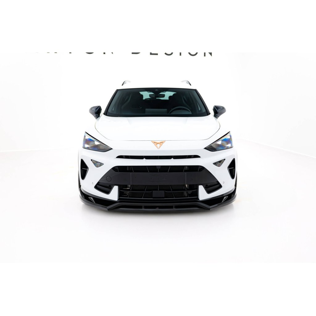 Maxton Design spoiler pod přední nárazník pro Cupra Formentor Mk1 Facelift, černý lesklý plast ABS