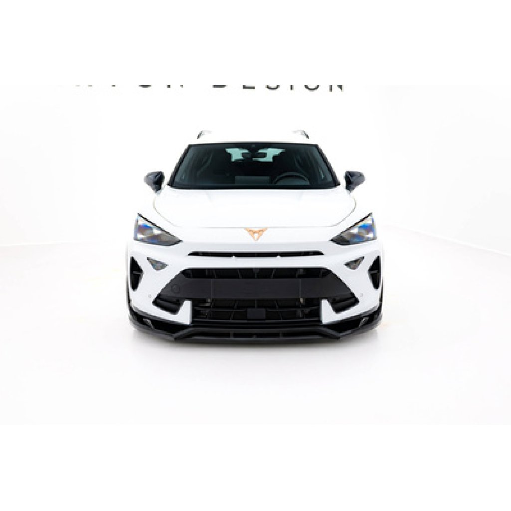 Maxton Design spoiler pod přední nárazník pro Cupra Formentor Mk1 Facelift, černý lesklý plast ABS