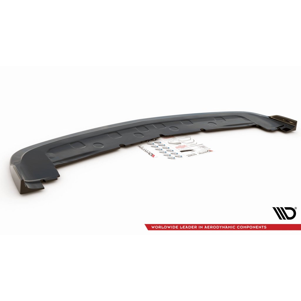 Maxton Design spoiler pod přední nárazník pro Dodge Challenger MK3 SRT Hellcat Widebody, plast ABS bez povrchové úpravy