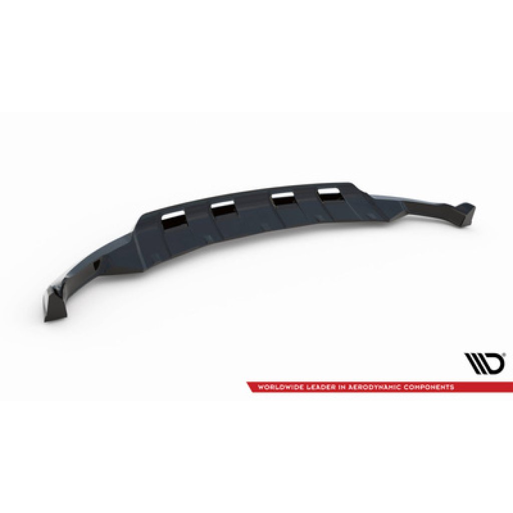 Maxton Design spoiler pod přední nárazník pro Ford Explorer XLT Mk6, černý lesklý plast ABS