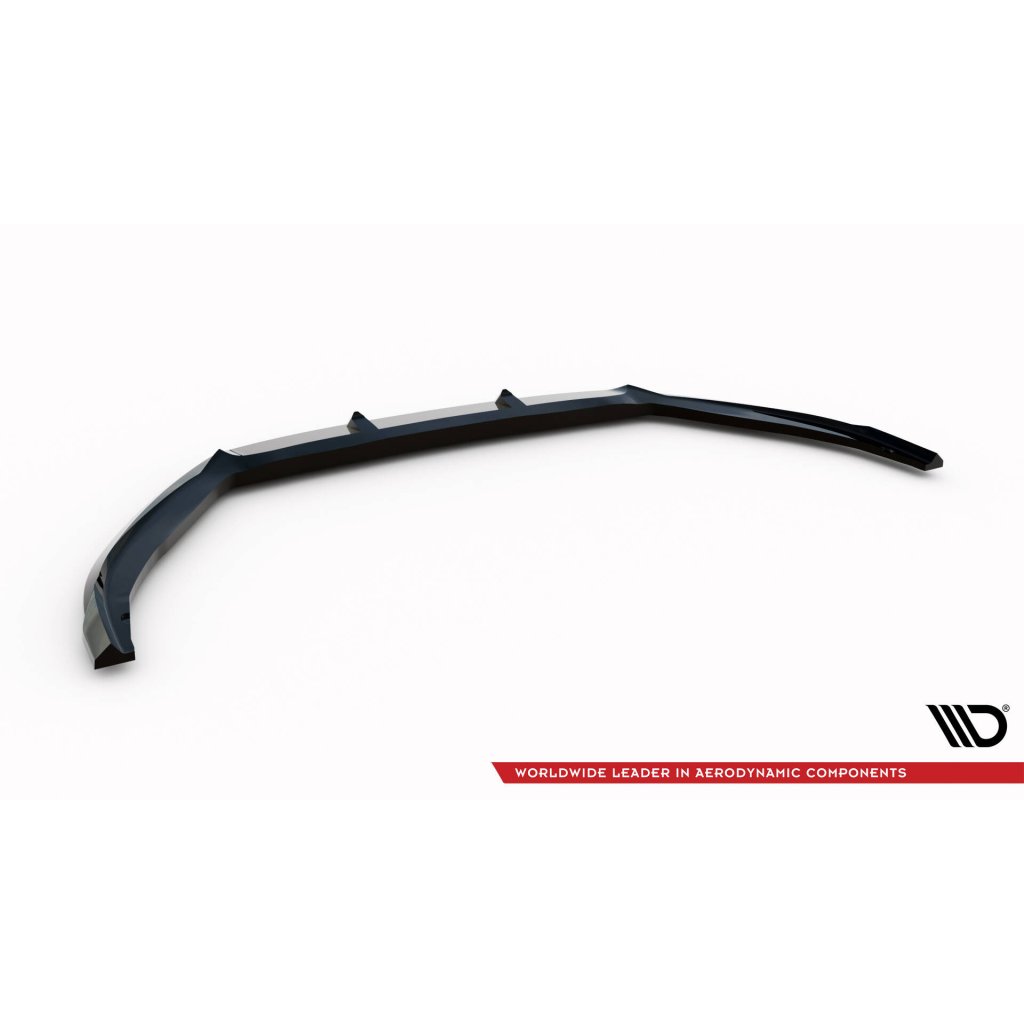 Maxton Design spoiler pod přední nárazník pro Ford Focus Mk4, černý lesklý plast ABS, Vignale, Estate/Hatchback