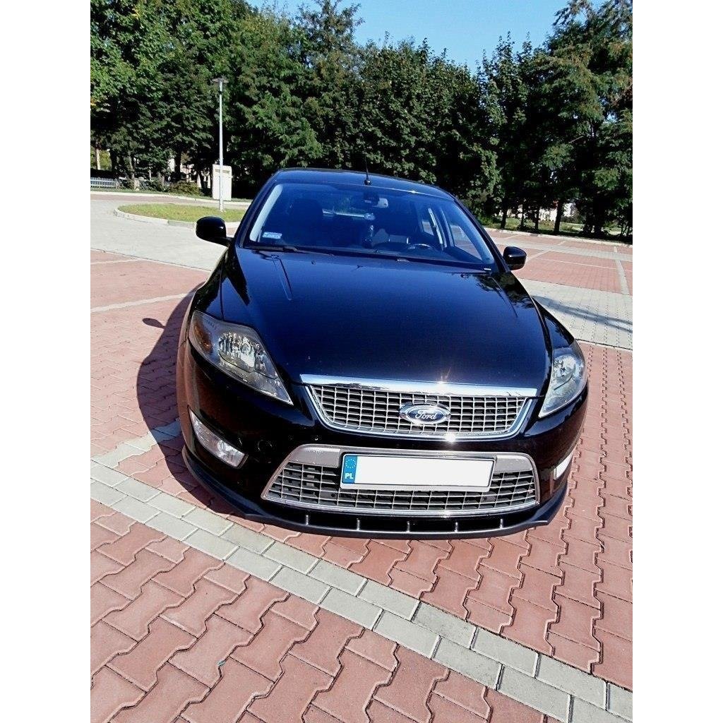Maxton Design spoiler pod přední nárazník pro Ford Mondeo Mk4, černý lesklý plast ABS