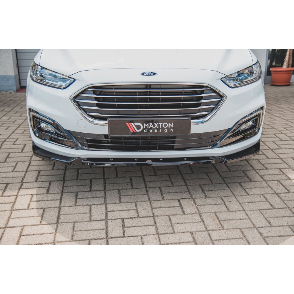 Maxton Design spoiler pod přední nárazník pro Ford Mondeo Mk5, carbon-Look, Facelift