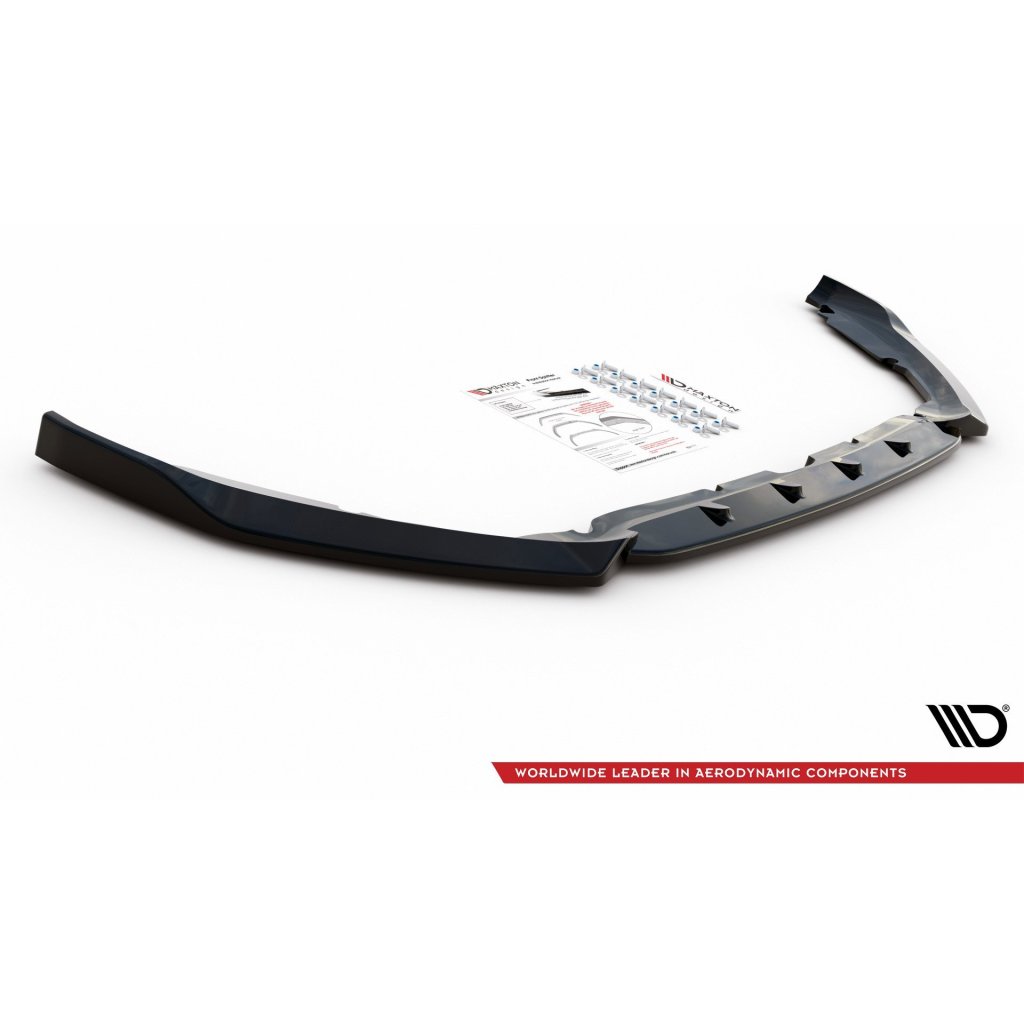 Maxton Design spoiler pod přední nárazník pro Ford Mondeo Mk5, carbon-Look, Facelift