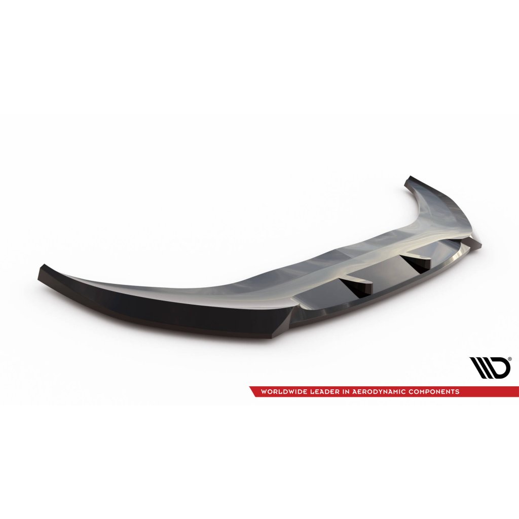 Maxton Design spoiler pod přední nárazník pro Ford Transit Connect Mk3, černý lesklý plast ABS