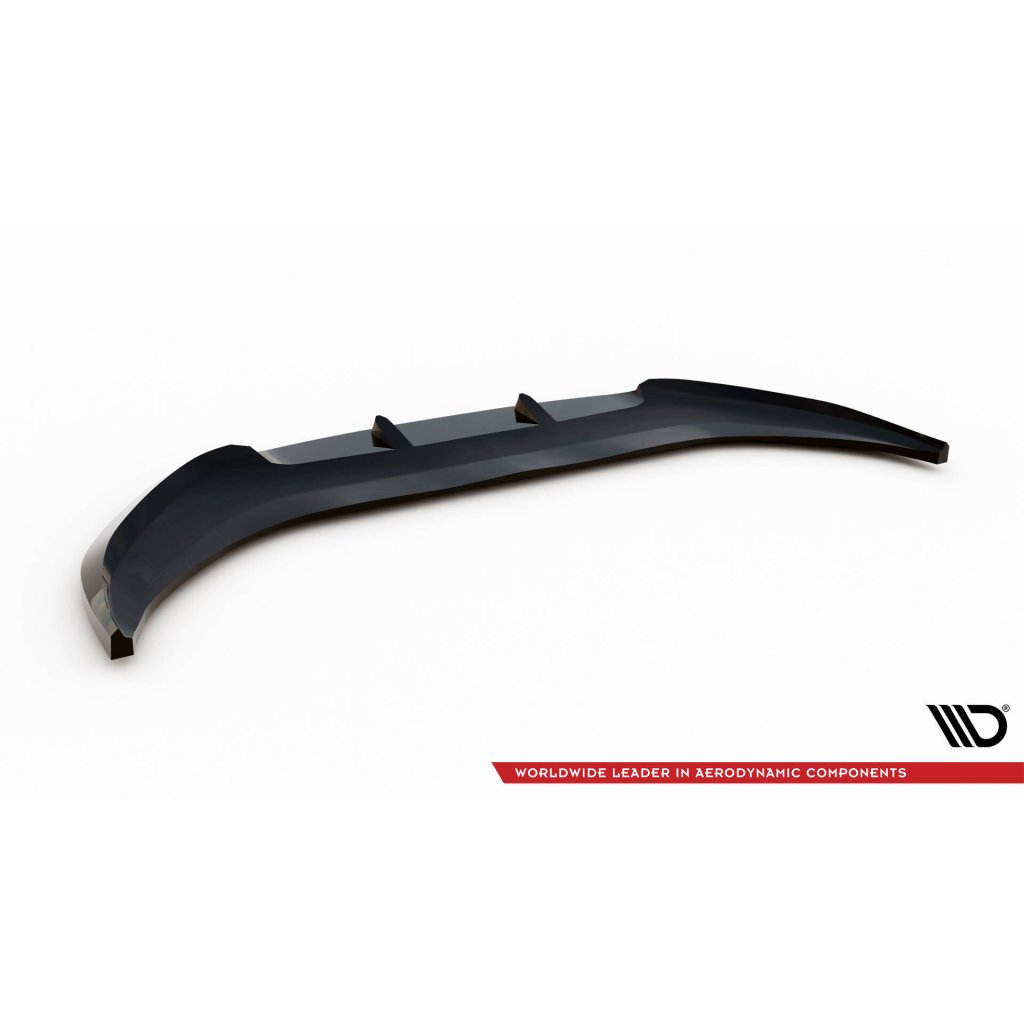 Maxton Design spoiler pod přední nárazník pro Ford Transit Connect Mk3, černý lesklý plast ABS