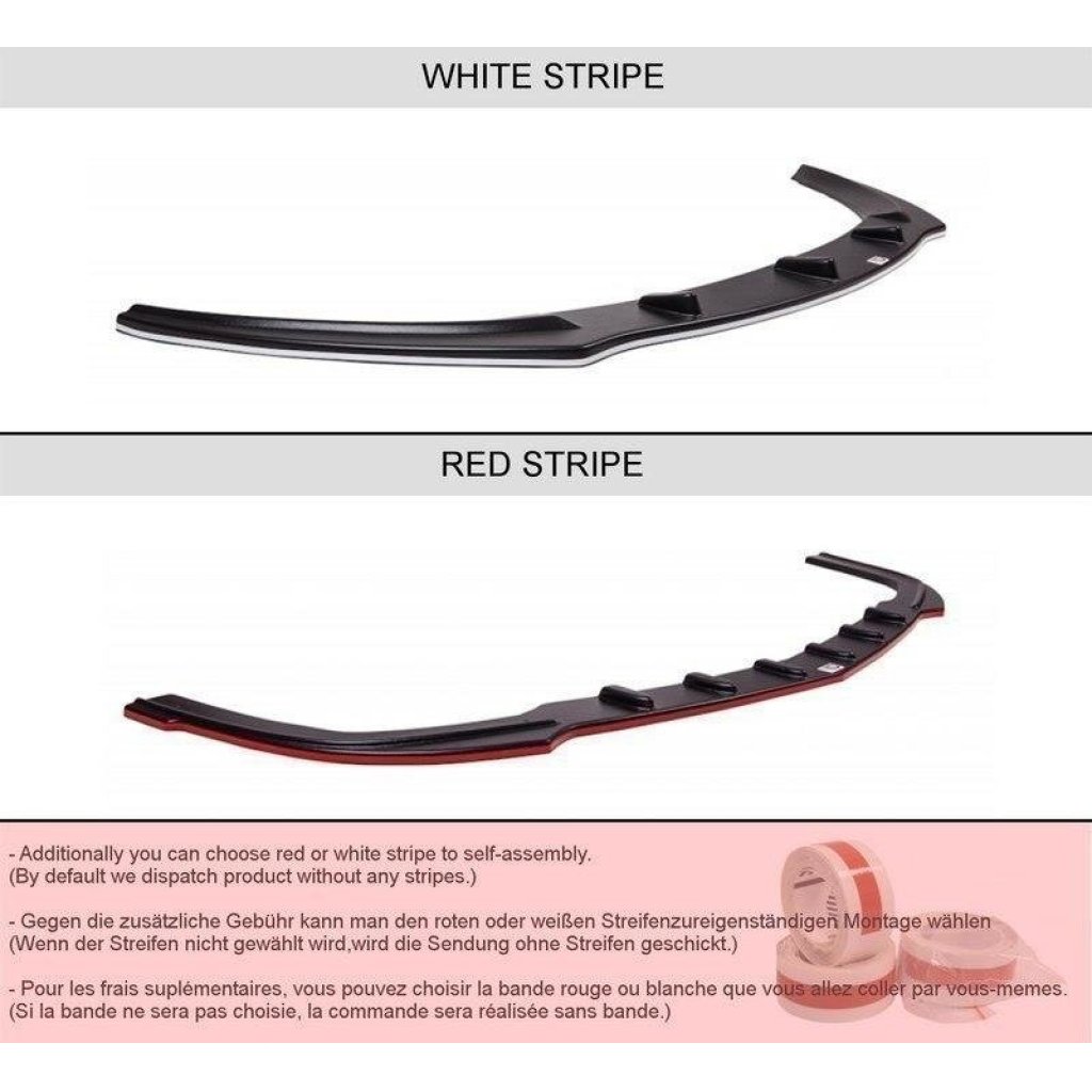 Maxton Design spoiler pod přední nárazník pro Honda Civic Mk8, plast ABS bez povrchové úpravy, předfacelift, r.v. 2006-2009