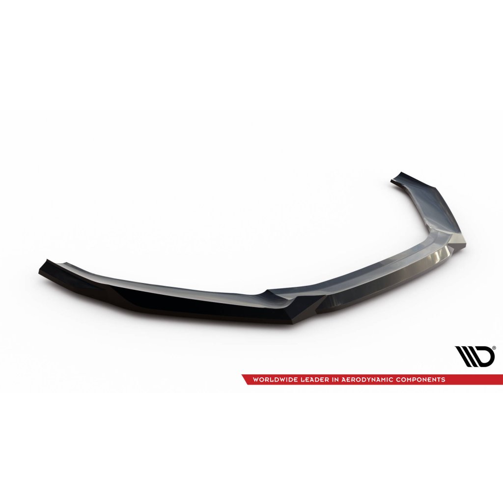 Maxton Design spoiler pod přední nárazník pro Hyundai Veloster N Mk2, černý lesklý plast ABS
