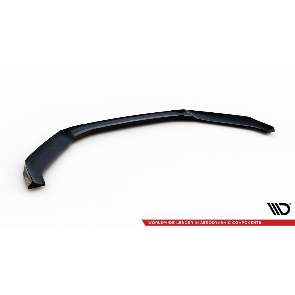 Maxton Design spoiler pod přední nárazník pro Hyundai Veloster N Mk2, černý lesklý plast ABS