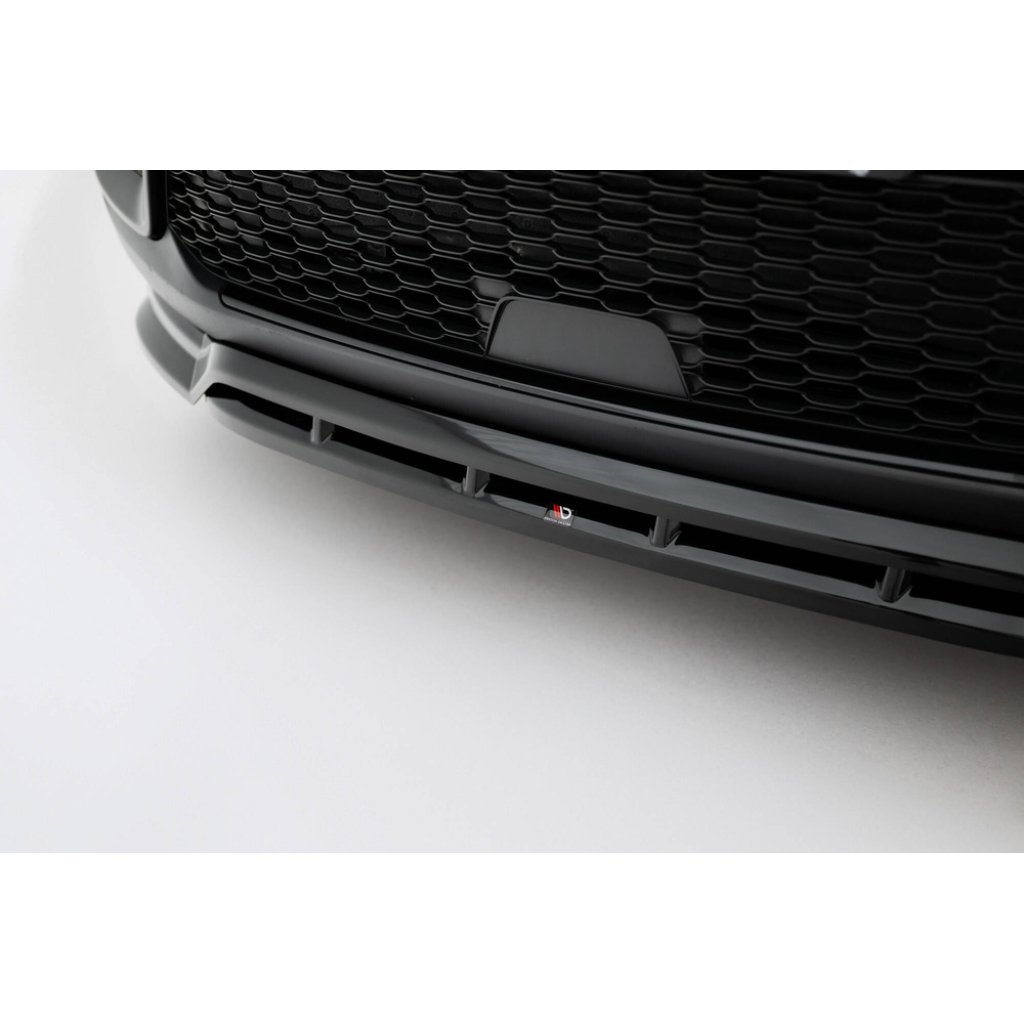 Maxton Design spoiler pod přední nárazník pro Jeep Grand Cherokee WL, černý lesklý plast ABS, Trailhawk