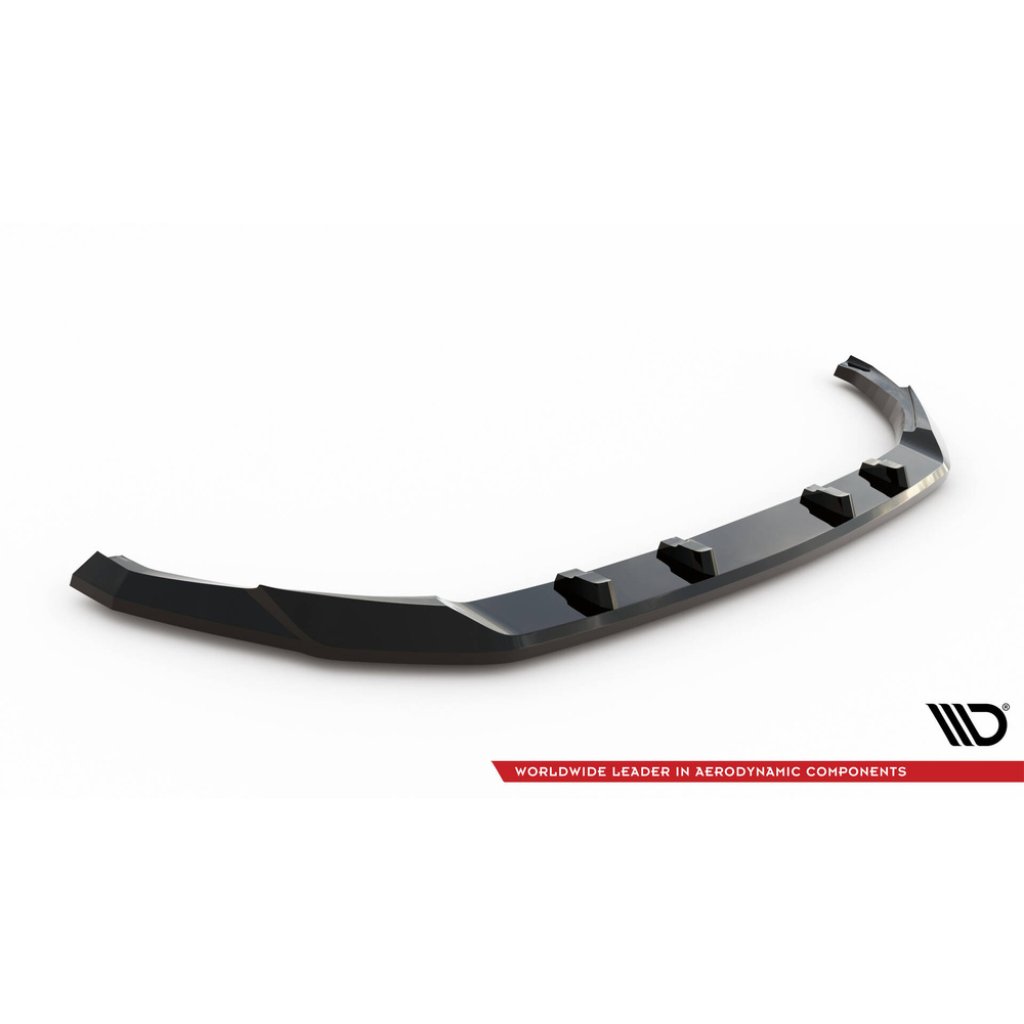 Maxton Design spoiler pod přední nárazník pro Kia EV9 Mk1 GT-Line, černý lesklý plast ABS