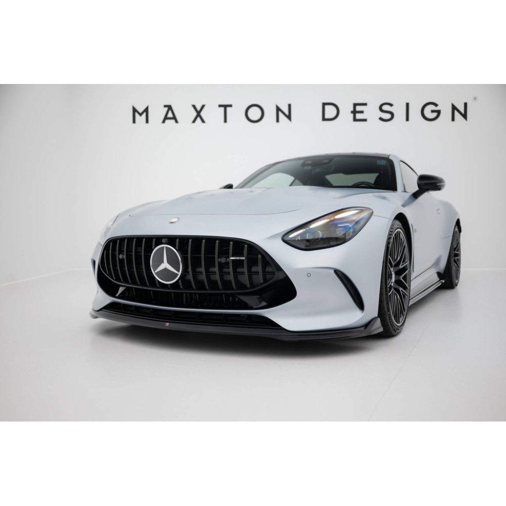 Maxton Design spoiler pod přední nárazník pro Mercedes AMG GT C192 /63, černý lesklý plast ABS