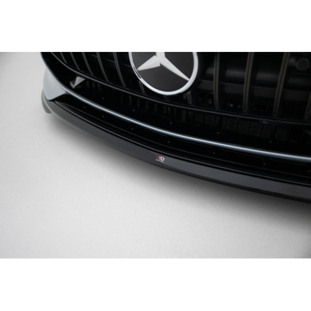 Maxton Design spoiler pod přední nárazník pro Mercedes AMG GT C192 /63, černý lesklý plast ABS