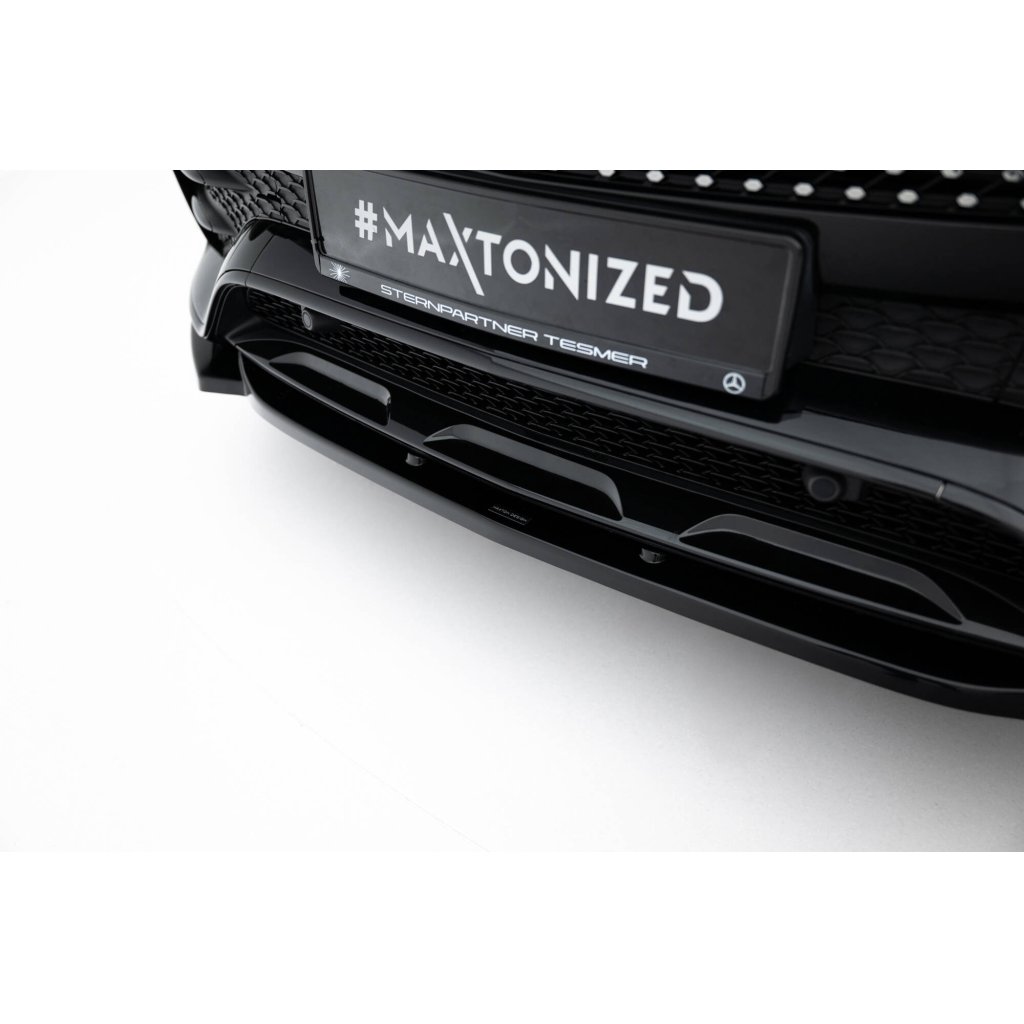 Maxton Design spoiler pod přední nárazník pro Mercedes GLE Coupe C167, černý lesklý plast ABS, AMG / AMG-Line
