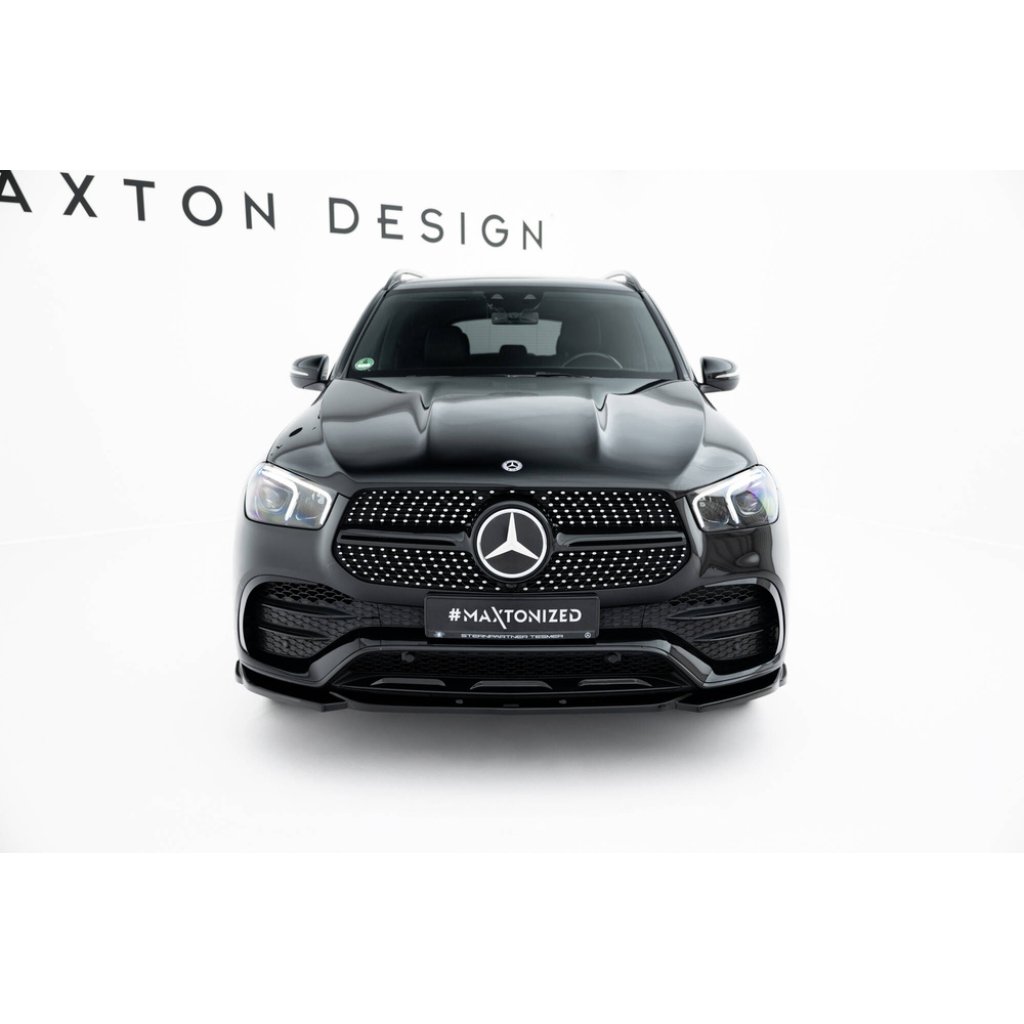 Maxton Design spoiler pod přední nárazník pro Mercedes GLE Coupe C167, černý lesklý plast ABS, AMG / AMG-Line
