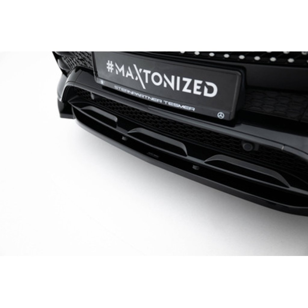 Maxton Design spoiler pod přední nárazník pro Mercedes GLE Coupe C167, černý lesklý plast ABS, AMG / AMG-Line