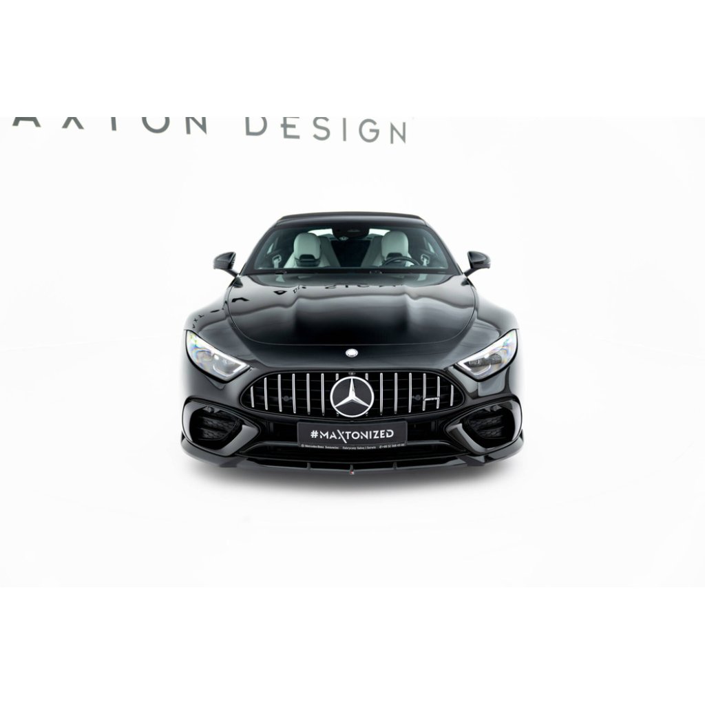 Maxton Design spoiler pod přední nárazník pro Mercedes SL R232/AMG 63, černý lesklý plast ABS