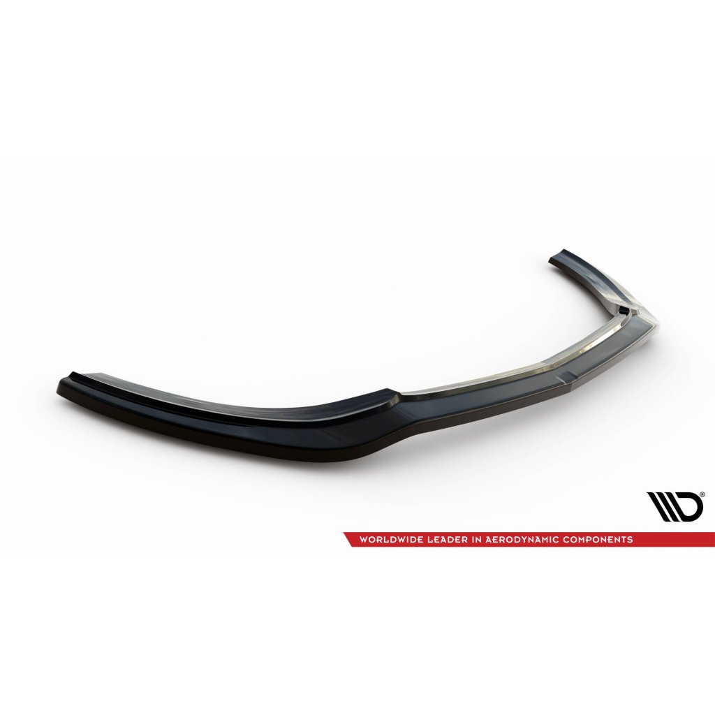 Maxton Design spoiler pod přední nárazník pro Mercedes třída S W222 Standard, černý lesklý plast ABS