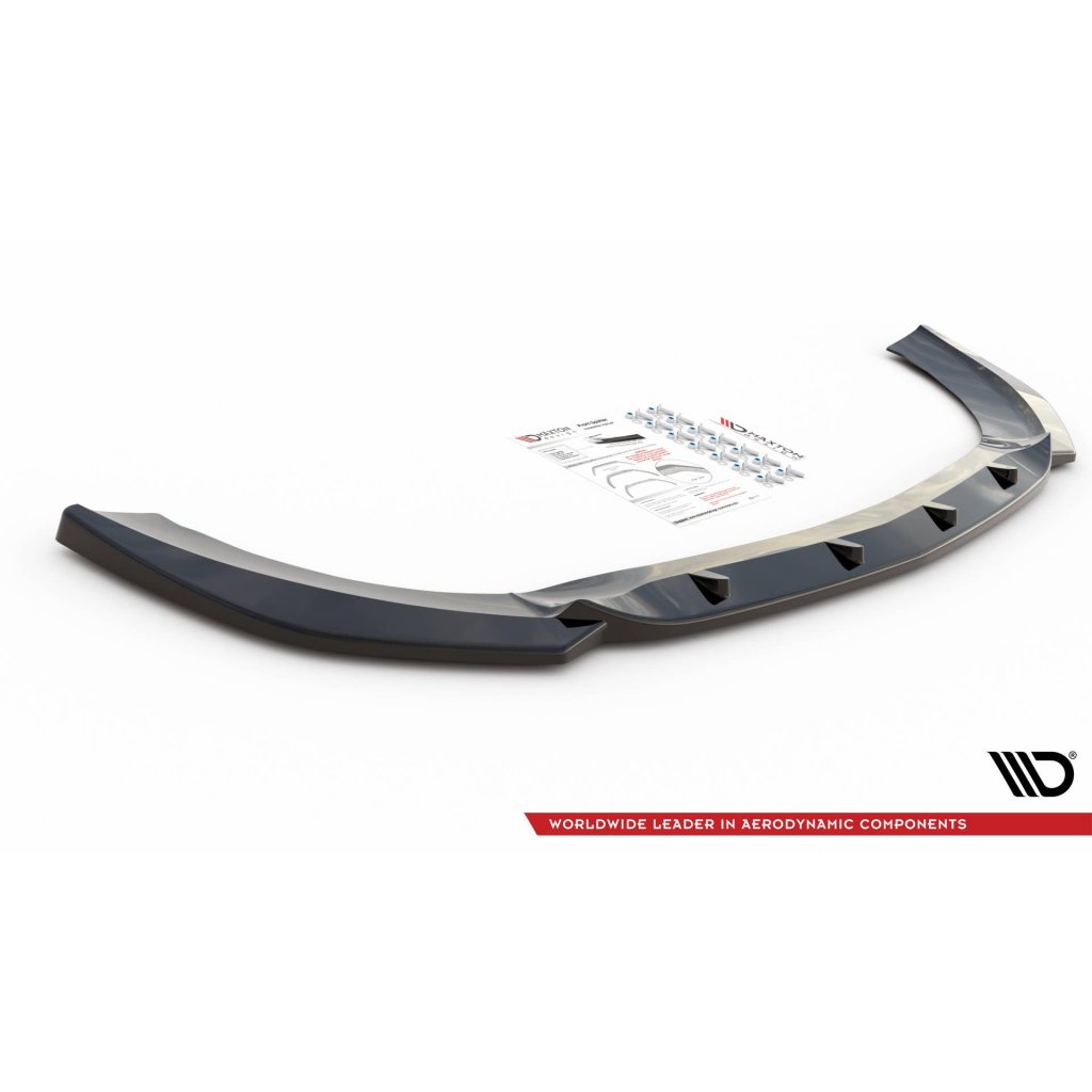 Maxton Design spoiler pod přední nárazník pro Mercedes třída V W447F, černý lesklý plast ABS, AMG-Line