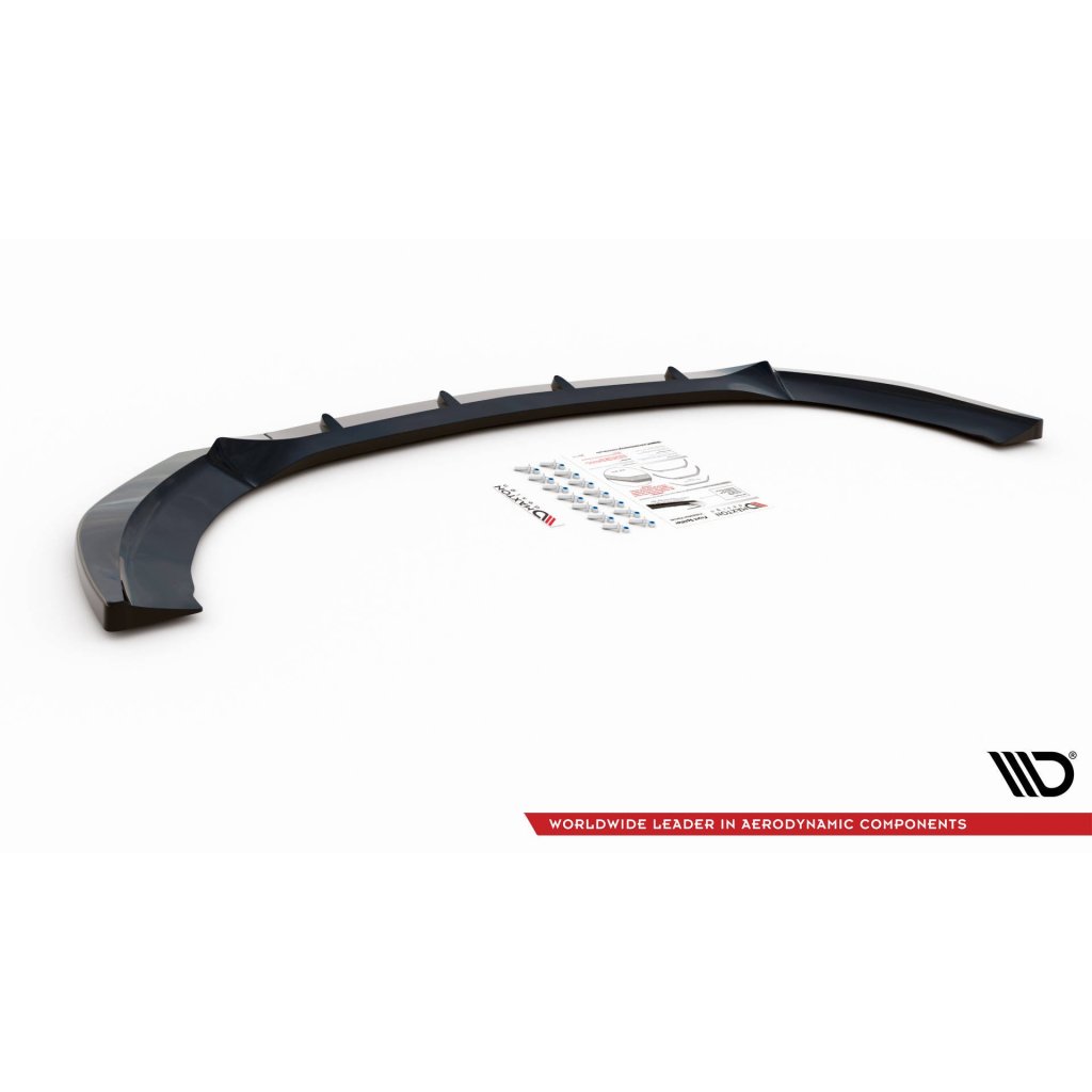 Maxton Design spoiler pod přední nárazník pro Mercedes třída V W447F, černý lesklý plast ABS, AMG-Line
