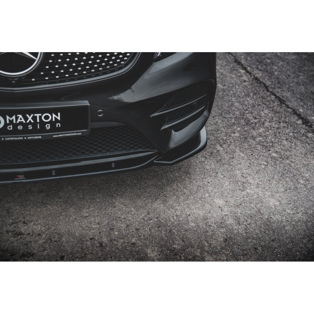 Maxton Design spoiler pod přední nárazník pro Mercedes třída V W447F, černý lesklý plast ABS, AMG-Line
