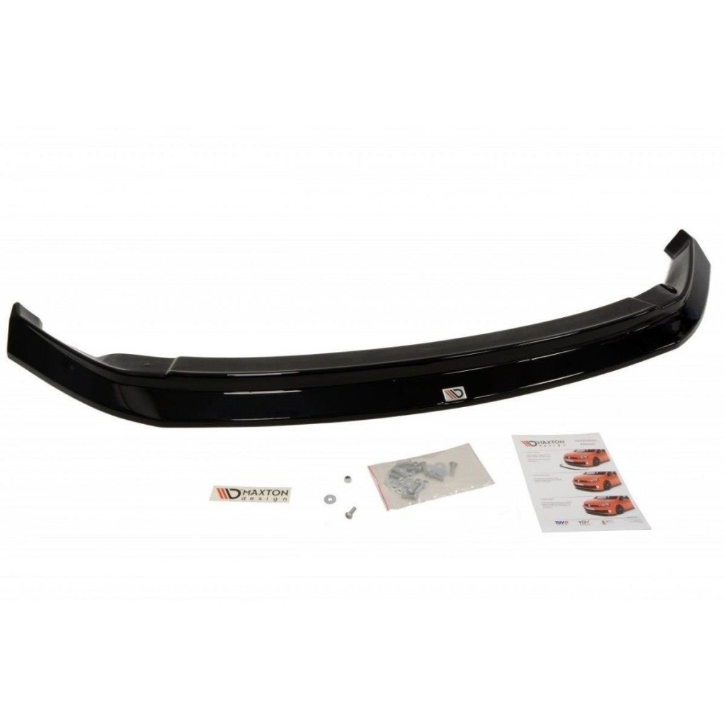 Maxton Design spoiler pod přední nárazník pro Nissan 370Z, černý lesklý plast ABS