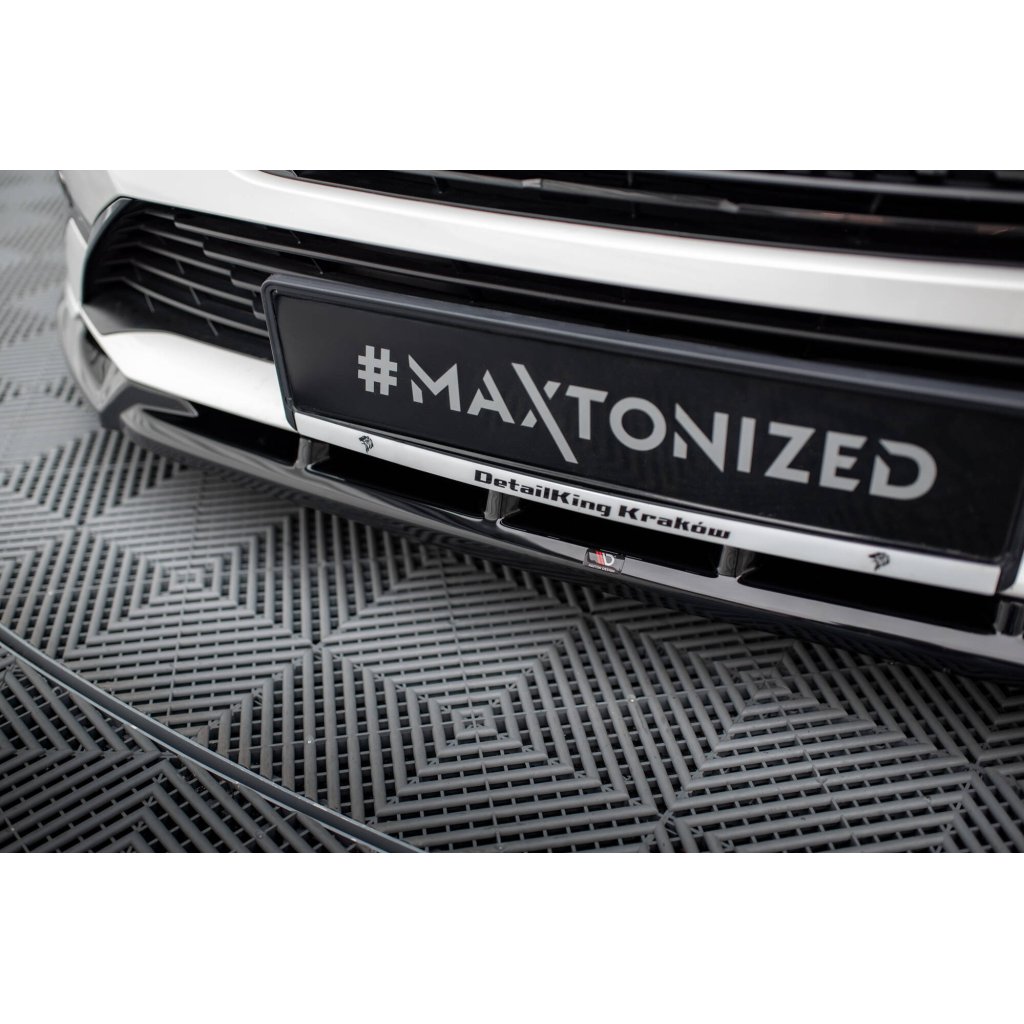 Maxton Design spoiler pod přední nárazník pro Peugeot 308 GT Mk3, černý lesklý plast ABS, SW/Hatchback