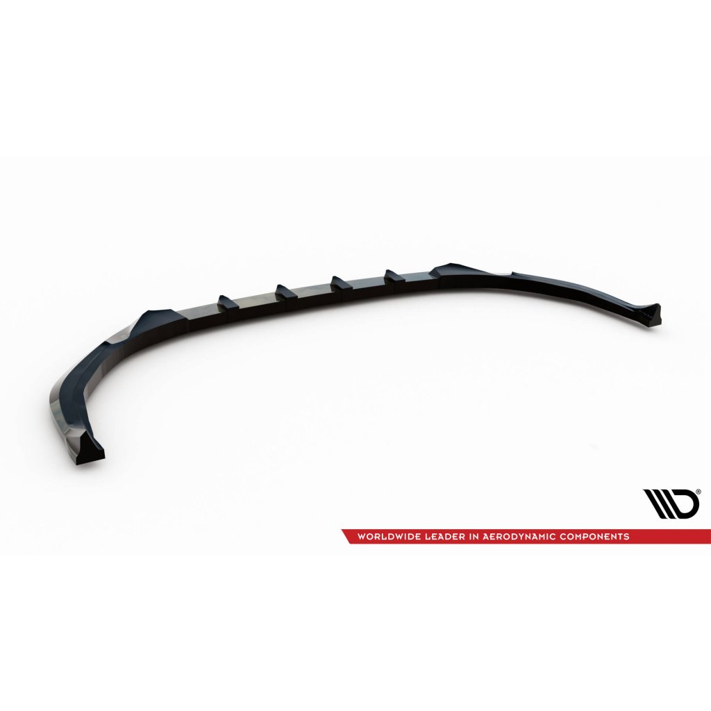 Maxton Design spoiler pod přední nárazník pro Peugeot 308 GT Mk3, černý lesklý plast ABS, SW/Hatchback