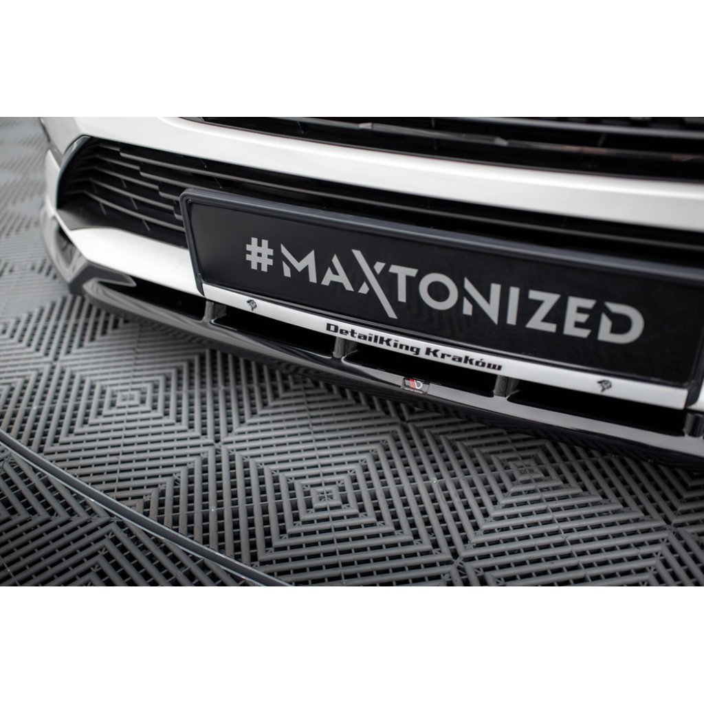 Maxton Design spoiler pod přední nárazník pro Peugeot 308 GT Mk3, černý lesklý plast ABS, SW/Hatchback