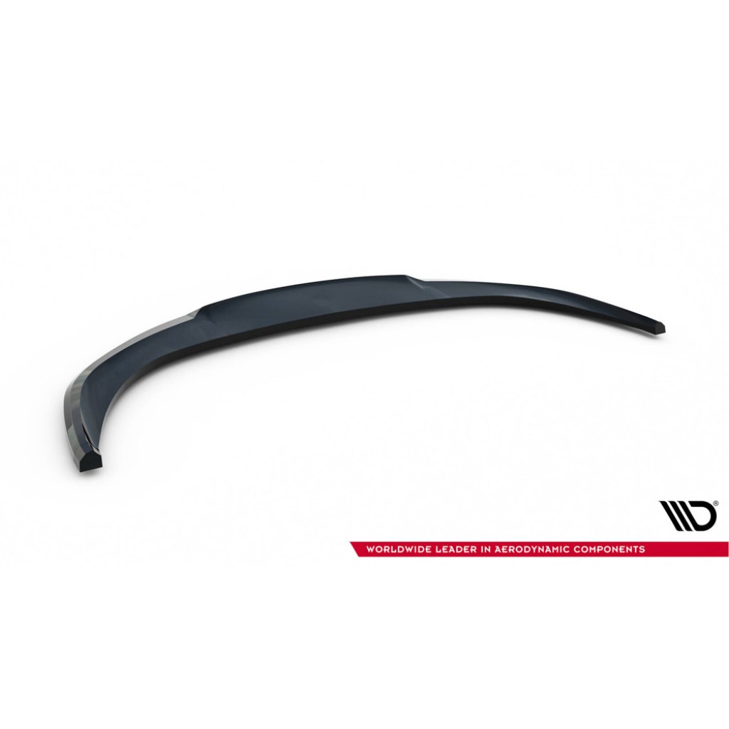 Maxton Design spoiler pod přední nárazník pro Porsche Taycan Turbo S Mk1, černý lesklý plast ABS