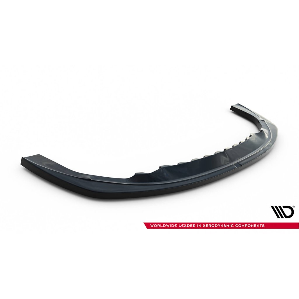 Maxton Design spoiler pod přední nárazník pro Renault Megane RS Mk3, černý lesklý plast ABS, ver. 1