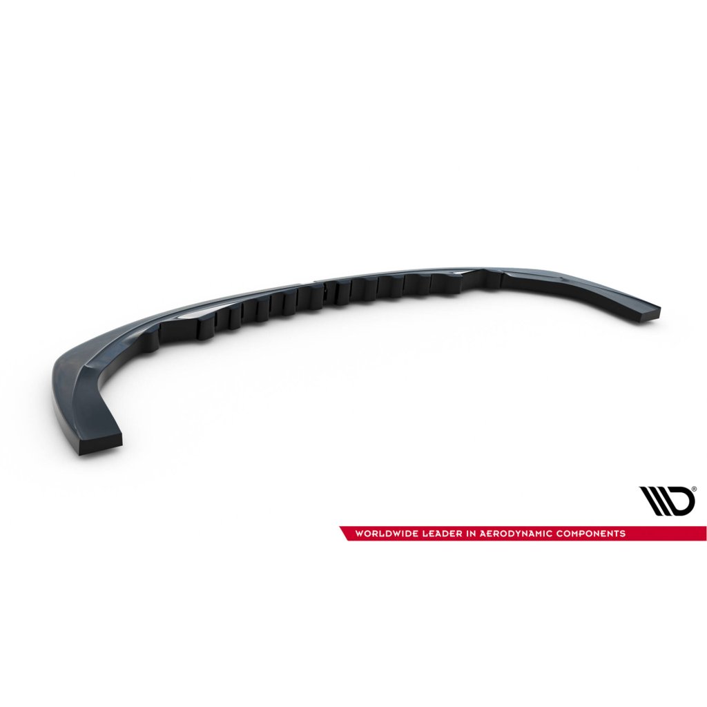 Maxton Design spoiler pod přední nárazník pro Renault Megane RS Mk3, černý lesklý plast ABS, ver. 1
